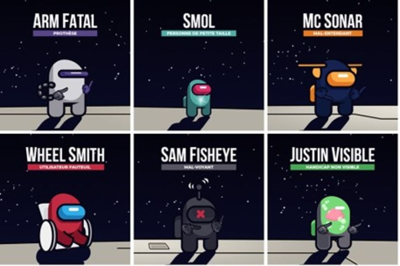 Jeu Among Us - Opération Handiskin