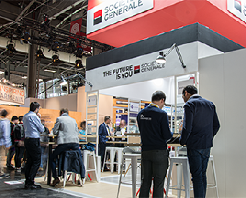 Stand Société Générale à VivaTech 2019